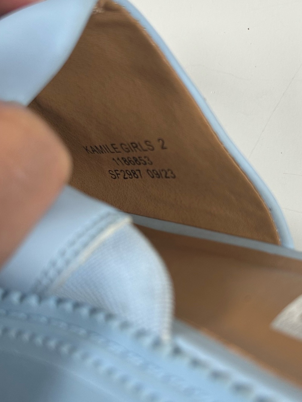 Dolce Vita kamile Pale Blue Lug Sole Mule - Picture 7 of 10